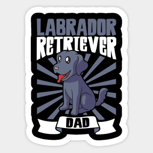 Labrador Retriever Dad - Labrador Retriever Sticker